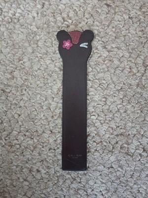 NWT Coach Leather Oxblood Outlaw Bear Bookmark F23728 Limited Edition Free Ship