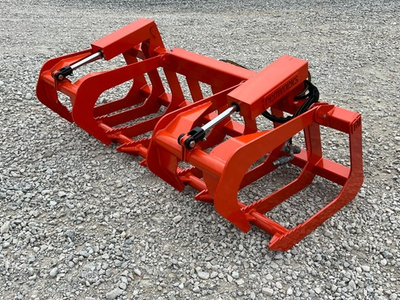 #ad 72quot; Dual Cylinder Root Grapple Bucket Attachment Fits Kubota Kioti Quick Attach $1594.99