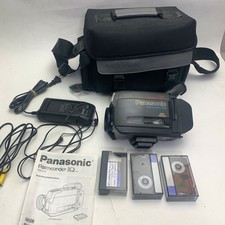 Panasonic Palmcorder PV-IQ403D with Charger, Bag, Remote, Tapes Tested CLEAN