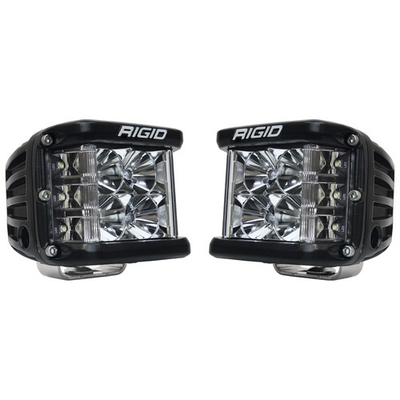 #ad Rigid 262113 D SS PRO Flood White Square LED Lights Pair Kit Set Black Aluminum $429.99