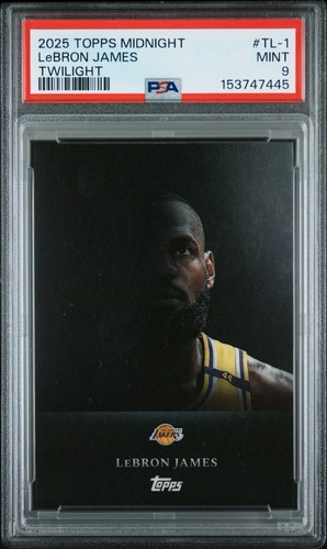 LeBron James #TL-1 2025 Topps Midnight Twilight card