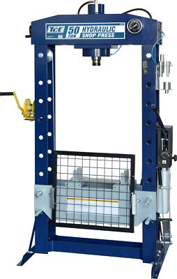 TCE Torin Steel H-Frame  Hydraulic Garage/Shop Floor Press , 50 Ton