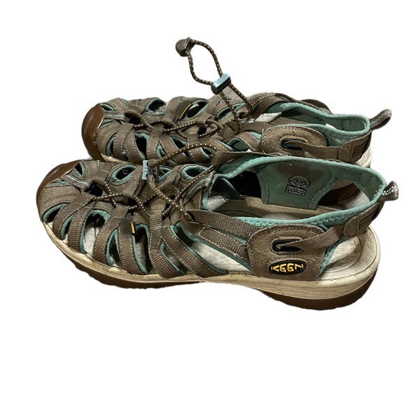 Scarpa Keen donna Whisper Water marrone blu impermeabile taglia 10 5