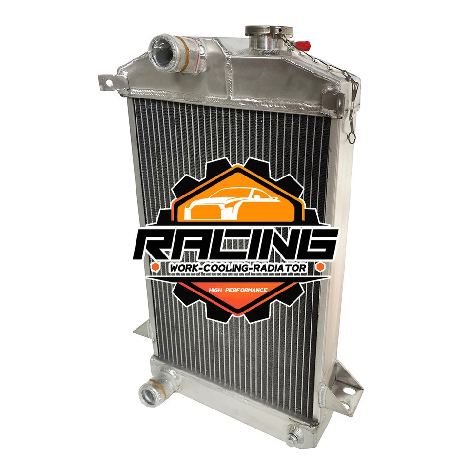 All Aluminum Radiator For 1961-1965 Triumph TR4 2.0L MT 1962 1963 1964 2.0L 2.1L - Image 3 of 4