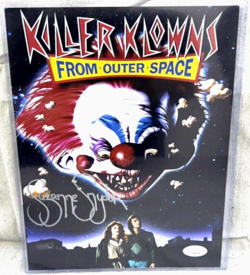 Killer Klowns From Outer Space JSA Approved SUZANNE SNYDER Signed Poster JJ48124