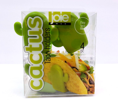 Joie msc Green Cactus Taco Holders 4 Piece