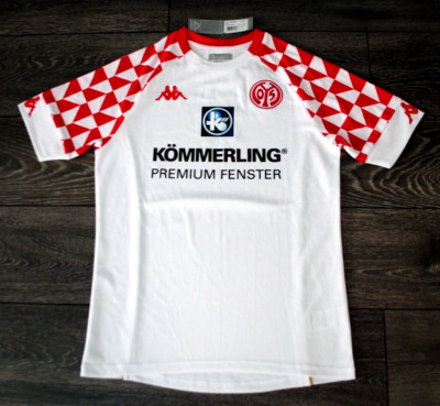 BNWT FSV MAINZ 05 HOME FOOTBALL SHIRT 2020-2021 JERSEY TRIKOT KAPPA MENS SMALL