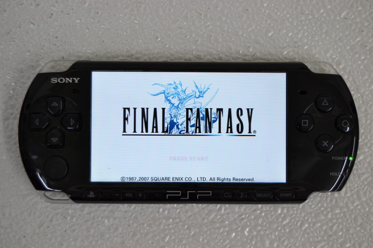 SONY PSP 3001 Final Fantasy Bundle, New Battery, 4GB Card Tested. (10142401) eBay