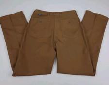 Vintage 60s 70s Mach II Pants Canvas Square Pocket Vtg USA Rare Tan Utility