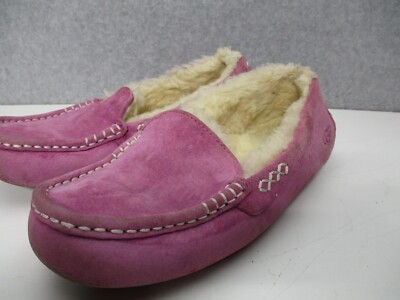 Ugg Ansley Slippers Slip On Shoes Womens Sz 5.5 Pink | eBay