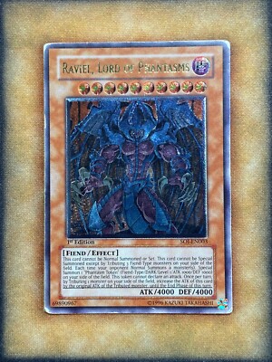Yugioh Raviel, Lord of Phantasms SOI-EN003 Ultimate Rare 1st Ed HP | eBay