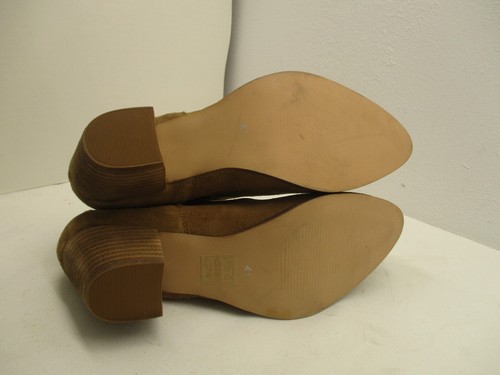 Coolway Botines Cuero Gamuza Marrón Dorado Mujer Talla 41 EUR - Imagen 7 de 9