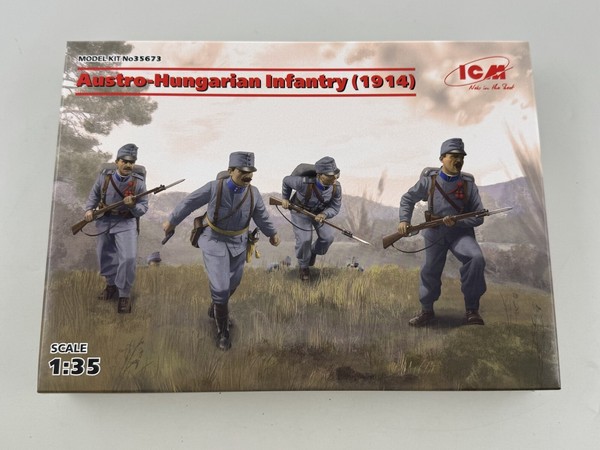 Icm ÖSterreichisch-Ungarische Infanterie 1914 (4 Figuren) 1:35 35673 Modellbau-image