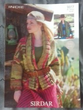 Knitting Pattern - Sirdar Lady's Jackets, Indie, 9317 (200128)