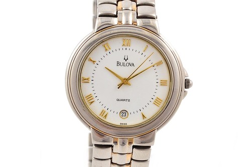 CARAVELLE BULOVA RELOJ de Mujer Acero Inoxidable Oro Pila Blanco Agua Res  Cuarzo EUR 26,74 - PicClick FR