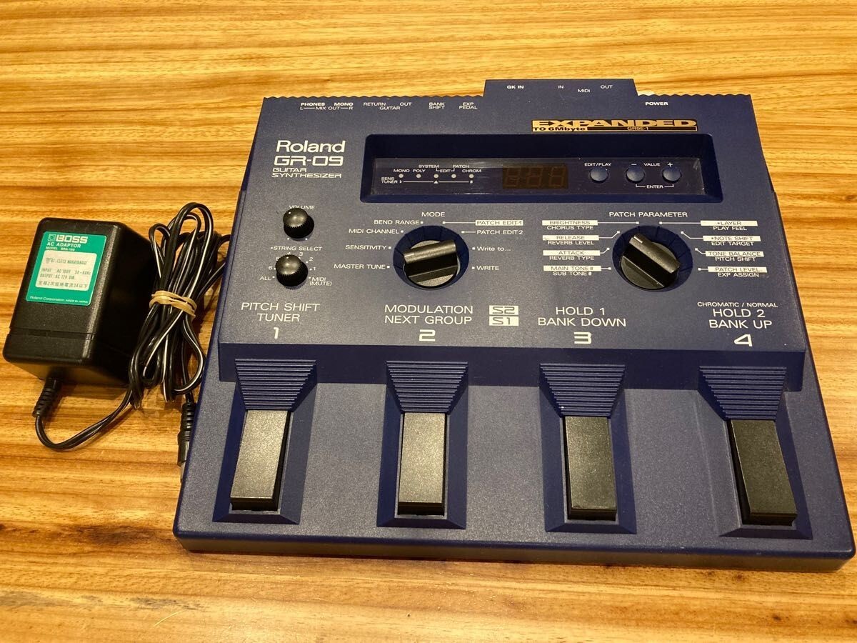 Roland ギターシンセ GR-09 & GK-2A Roland GR09 ギターシンセサイザー