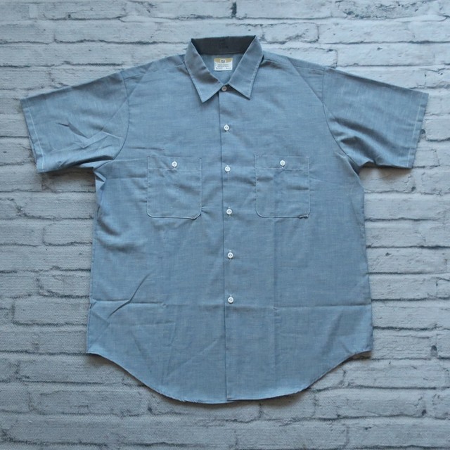 Vintage Deadstock Penneys Big Mac Chambray Work Shirt Size L | eBay