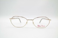 Vintage Paloma Picasso 8380 929 Gold Copper Brown Oval Glasses Frame NOS