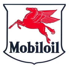 Mobiloil 9"x9" Shield Vinyl Decal (DC134)
