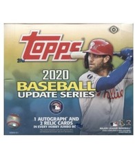 2020 TOPPS UPDATE SERIES BASEBALL JUMBO HOBBY CASE 6 BOX HTA MLB NEW NIB