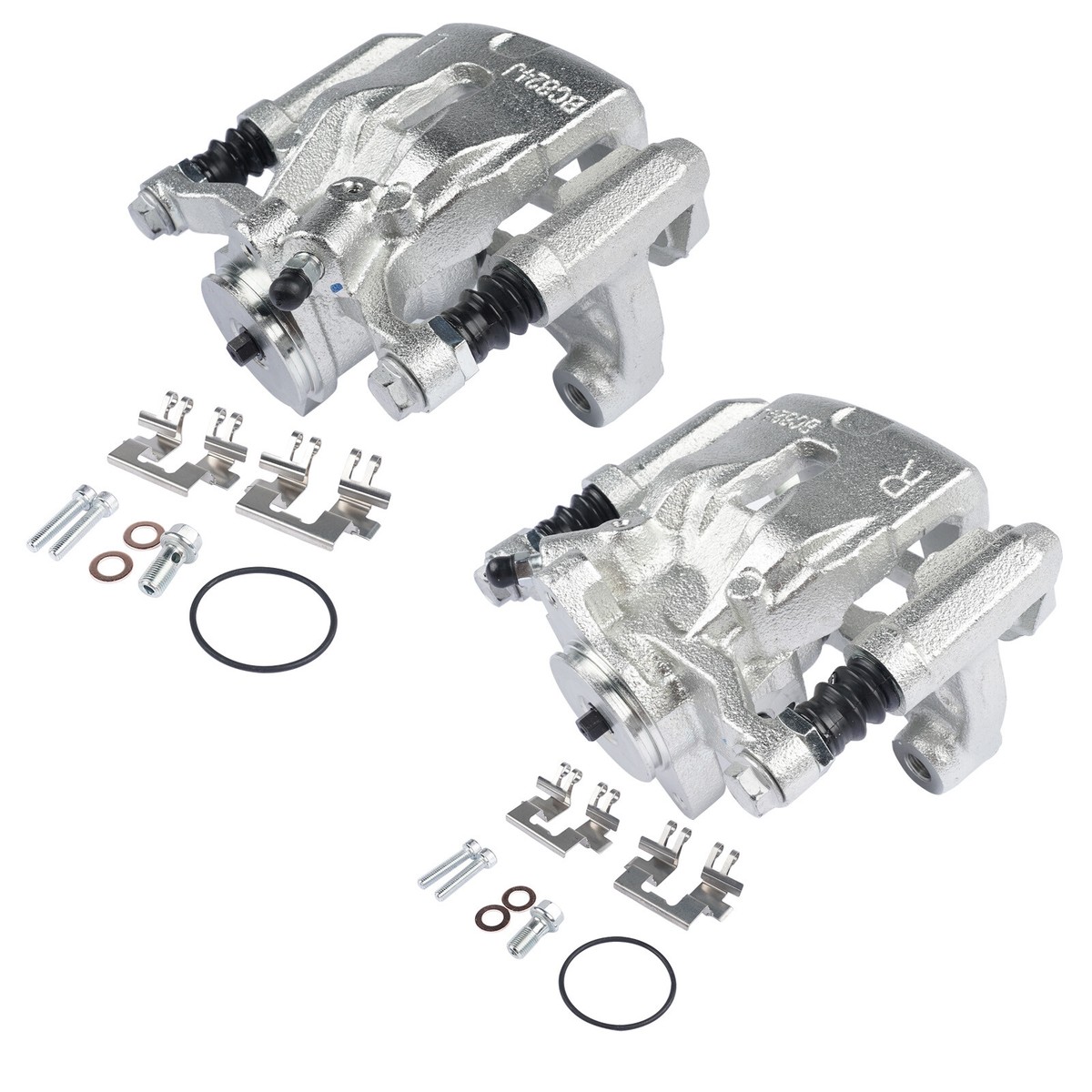 2x Rear Brake Caliper w/Bracket for 2016-20 Mazda CX-5 KAY0-26