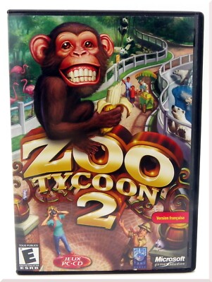 Complete Zoo Tycoon 2 Simulation Business PC CD-ROM Game By Microsoft 2006