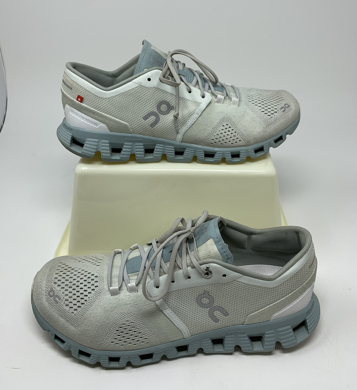 On Cloud X Womens Size 10 Running Shoe Aloe Surf Blue Lightweight Sneakers  | eBay