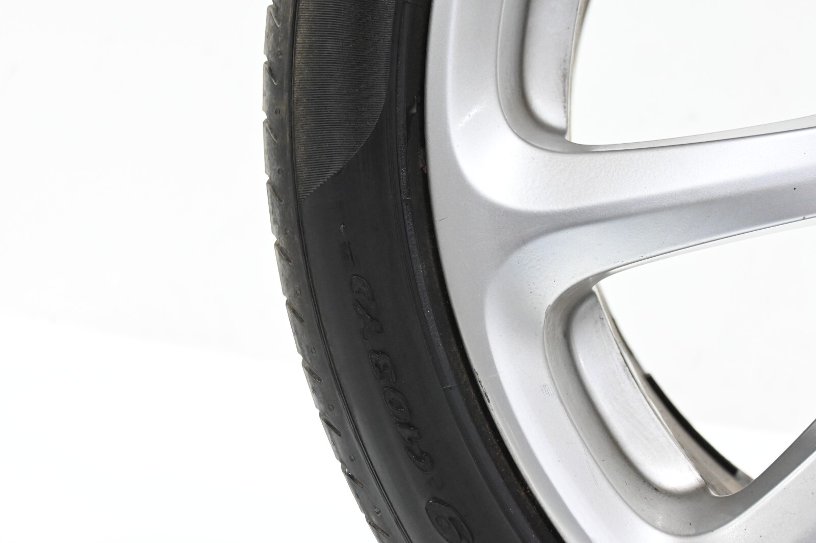 ⭐ 03-12 Maserati Quattroporte 19" Rear 9 Spoke Rim Wheel Tire Silver Oem