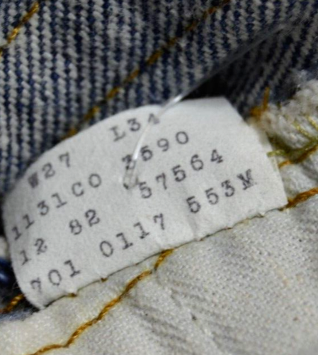 vintage LEVIS 701 dad high waist JEANS (TAG W27) W25 L32 size 6-8 ladies womens - Picture 12 of 23
