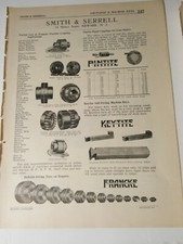 1923 vintage advertising SMITH & SERRELL 19 Halsey St Newark NJ Pintite Francke