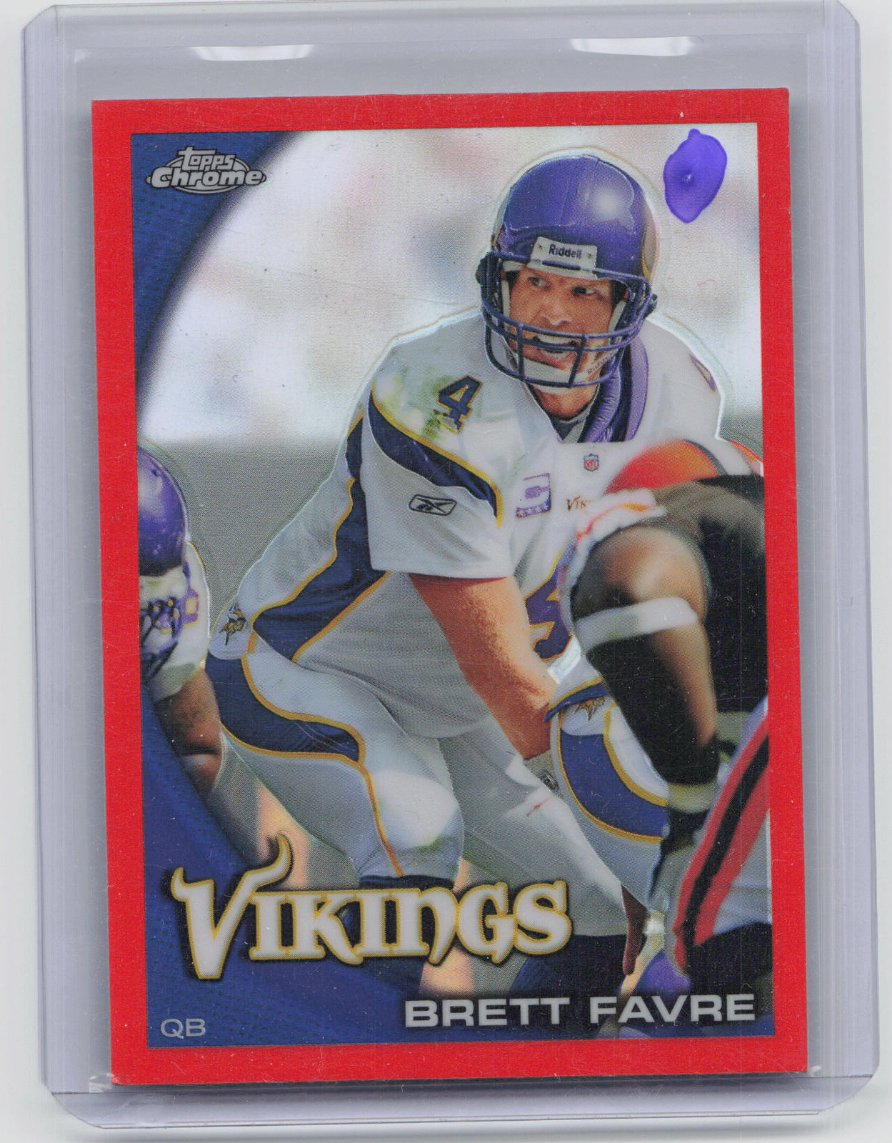 2010 Topps Chrome #C90 Brett Favre Orange Refractors