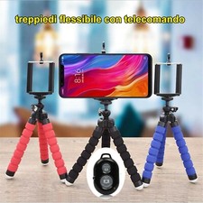 Flexible Mini Tripod OCTOPUS with Selfie Remote Bluetooth Smartphone