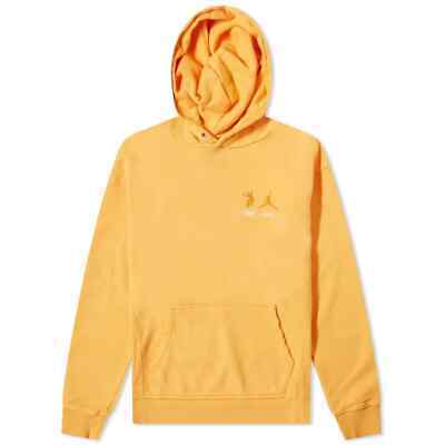 Jordan x Union LA MJ FLC Fleece Hoodie Sport Gold DJ9524-771 Size L NEW