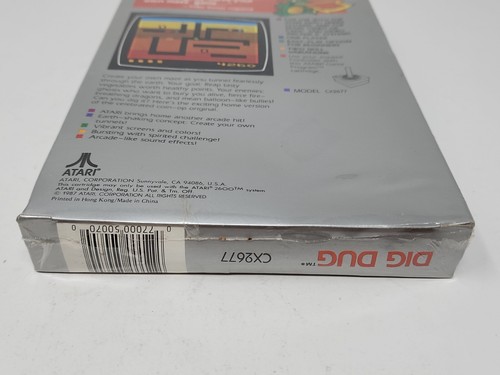 Atari 2600 - DIG DUG - Video Game Factory Sealed Brand New - Picture 7 of 8