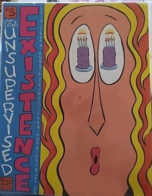Rare 1990 Unsupervised Existence underground comic Magazine #3 Terry LaBan Art  