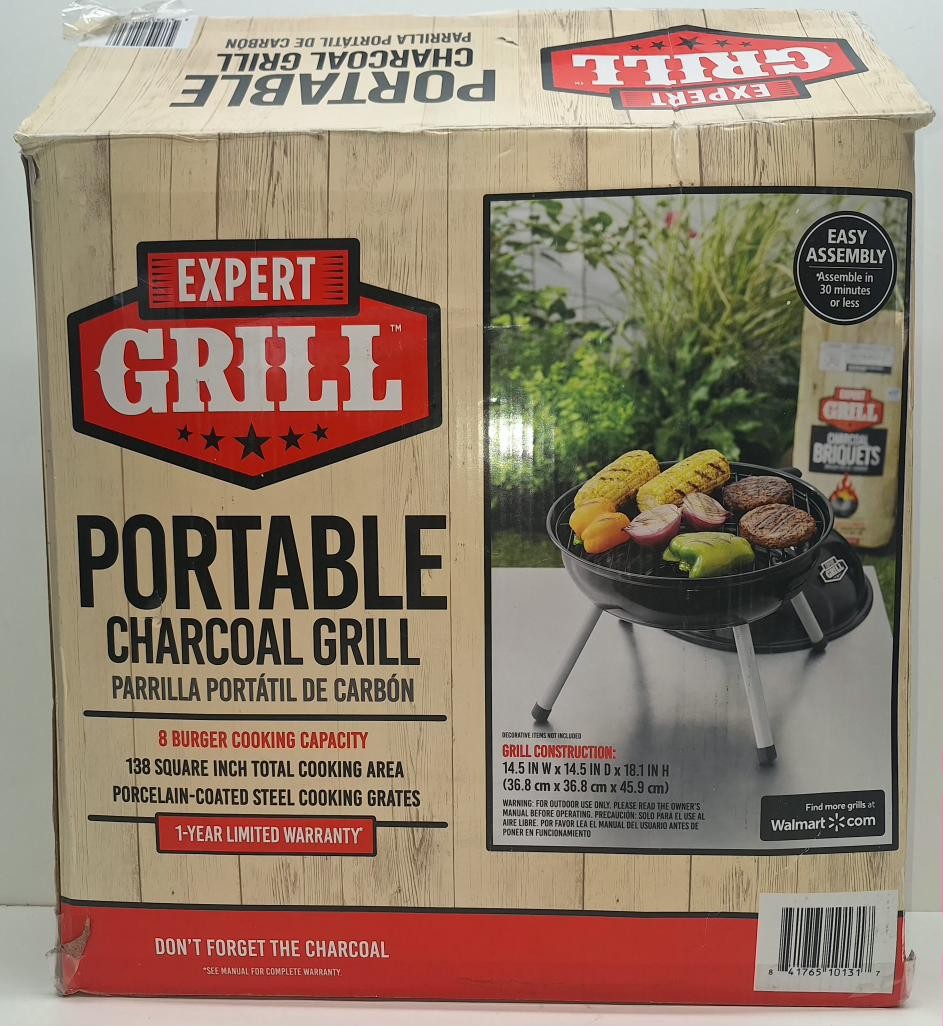 EXPERT GRILL PORTABLE CHARCOAL GRILL (P28016138)