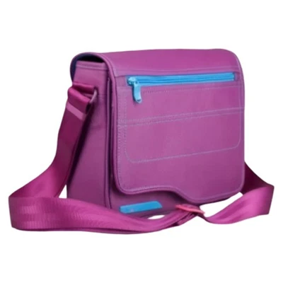 be.ez Sac Bandoulière LE Reporter pour Écran 10" avec Poches Renforcées Violet - Photo 1/4