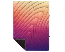 Rumpl Original Puffy Blanket Dawn Pixel Fade Sunset Travel Blanket 1 Person NWT