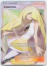 Lusamine - 110/111 Crimson Invasion Full Art Trainer - NM