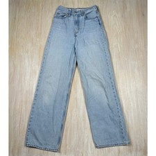 Levi's High Loose Casual Clean Girl High Rise Normcore Straight Denim Jeans 24