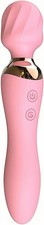 2 in 1 Wand Massager for Women - Waterproof  Rechargeable Vibrator with 12 Powe