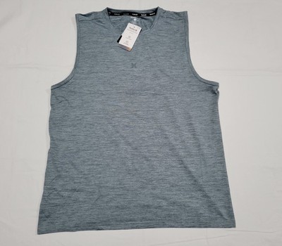 Hurley Men's Exist Icon Logo Spacedye Sports / Performance- Tank Top