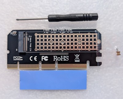 M2 NVMe SSD zu PCI-E 3.0 x4 x8 x16 Adapter PCI-Express PCIe Desktop PC 