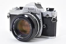   New Seal  NEAR MINT Nikon FM Silver SLR 35mm Film Camera Ai 50mm f1.4 JAPAN