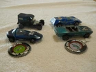 4 Car Redline Hot Wheels Lot with 2 Buttons Light My Firebird