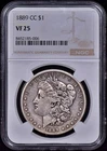 1889-CC Morgan Silver Dollar $1 NGC VF25