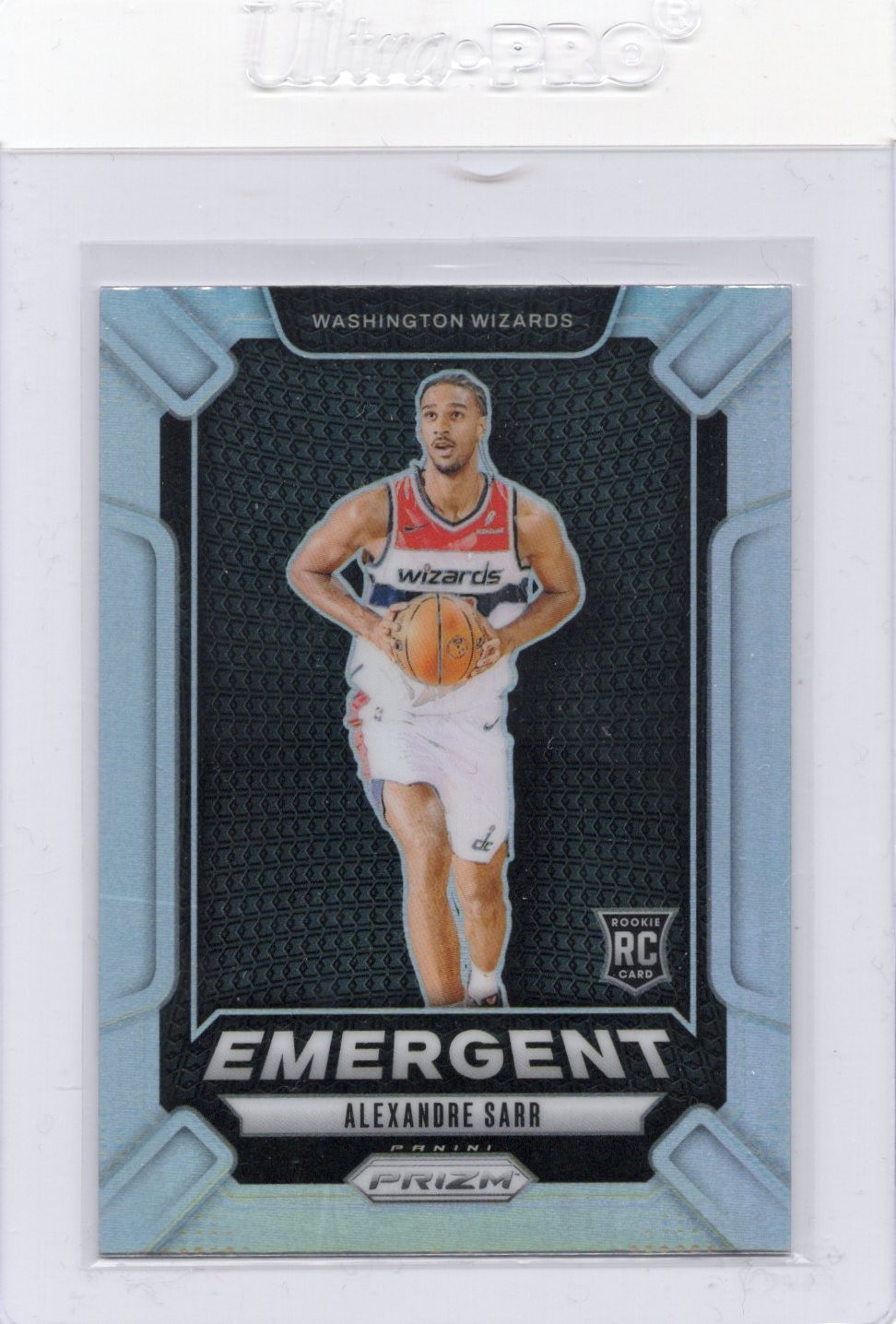 2024-25 ALEXANDRE SARR ROOKIE PANINI PRIZM EMERGENT SILVER PRIZM RC - #14