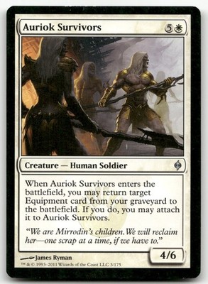 Auriok Survivors #3 (LP) New Phyrexia NPH Magic MTG