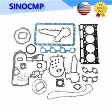 Full Gasket Kit 19077-99352 1A154-99360 for Kubota 337 Excavator V2203 V2203B