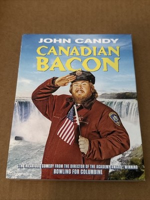 Canadian Bacon (Blu-ray, 1995) MVD Visual John Candy w/Slipcover RARE OOP